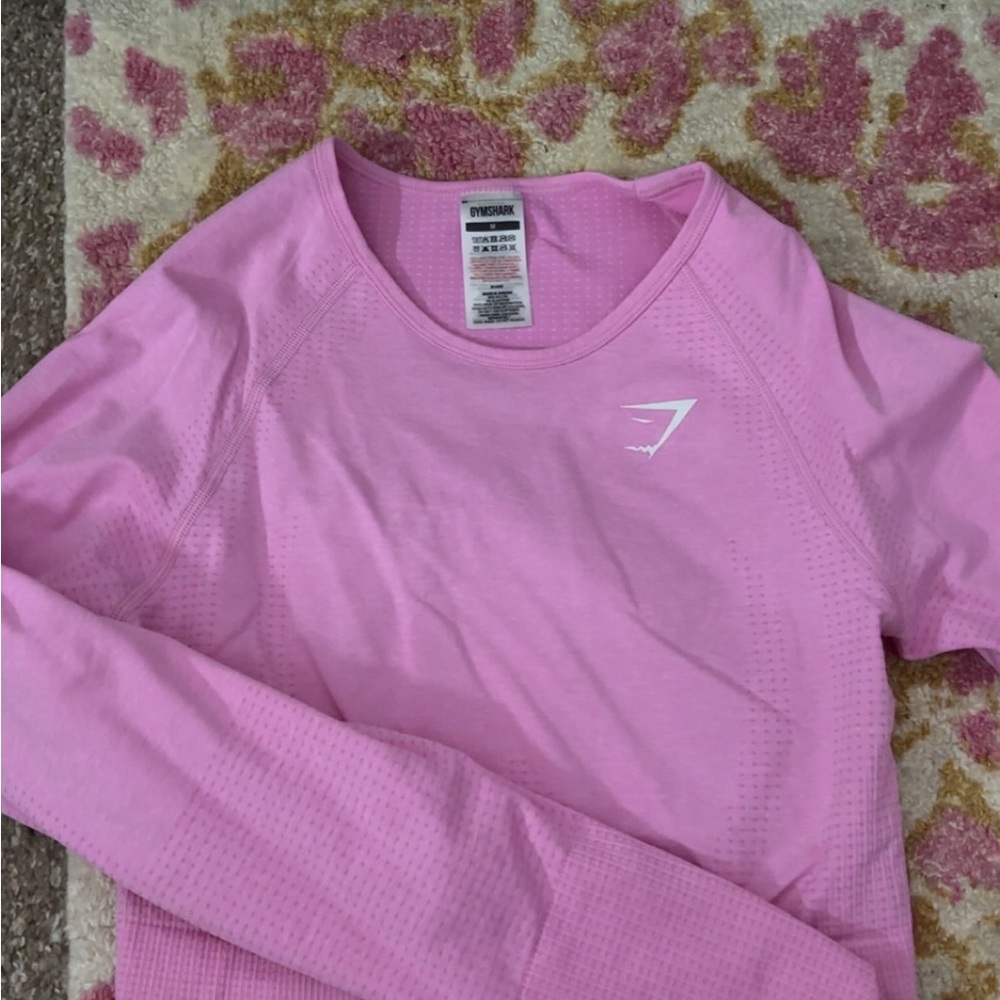 Pink Long Sleeve Gymshark Top